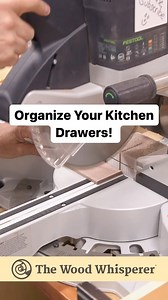 Nothing beats a nicely organized kitchen drawer! | The Wood Whisperer