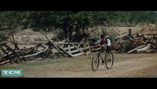 Paul Newman did most of the bicycle stunts himself in this famous sequence from BUTCH CASSIDY AND THE SUNDANCE KID ('69). #LetsMovie | Turner Classic Movies: TCM