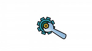 Download An industrial gear symbolizing mechanical engineering, automation, and industrial machinery used in various production and manufacturing processes. for free