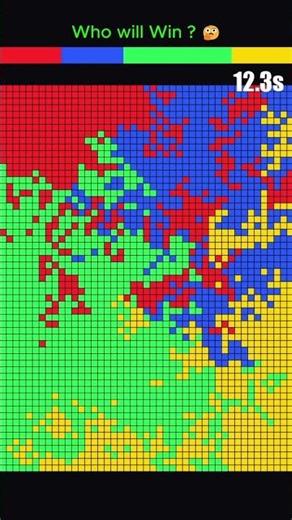 The RED vs BLUE vs LIME vs GOLD war is insane!