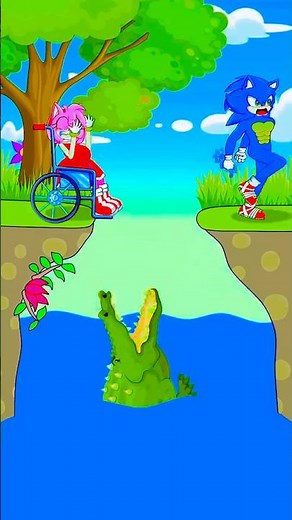 Sonic and Amy's touching love story | #sonic #sonicmovie2D #sonicthehedgehog