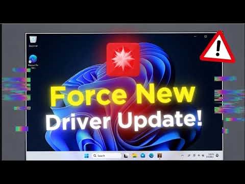 Force Windows 11 to Use New Driver Update Old Version Still Active