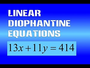 ADVANCED - Linear Diophantine Equation (1)