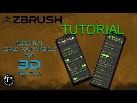Learn how to perfectly Scale your models in ZBrush for 3D printing