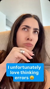 CBT therapists point out your thinking errors not to be a petty, but to help you notice unhelpful thinking errors in real time. This way you can challenge them and response w/ more balance and reality-based thoughts, mental health fam 🧠 #thinkingerrors #CBT | Sara Makin Allen