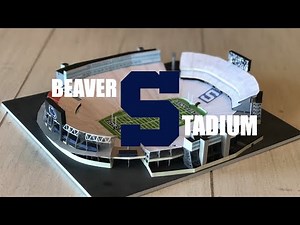 How to make Penn State's Beaver Stadium with paper!