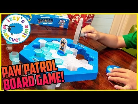 PAW PATROL BOARD GAME! Izzy's Toy Time SAVES Chase!