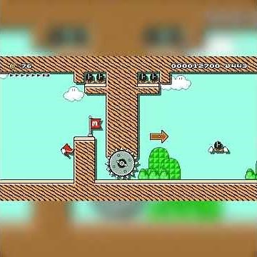 Mario's trip to Kuribo Galaxy 🍄Super Mario Maker 1 ✹Nintendo Wii U✹ No Commentary #shorts #dpj