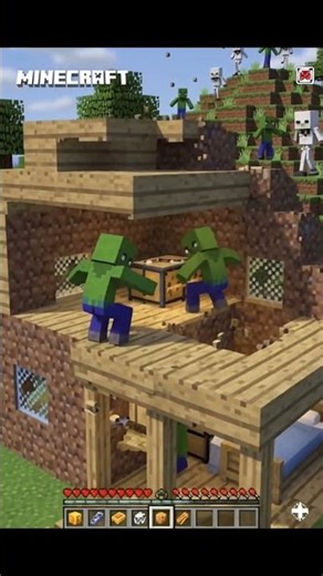 minecraft all mobs raid #minecraft #shorts