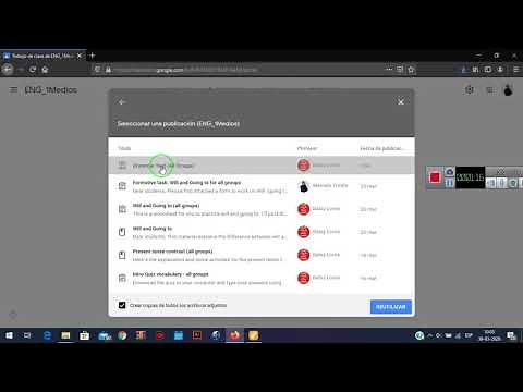 Profesores: Copiar tareas desde una clase a otra clase en Google Classroom