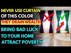Warning 2026! Never Hang This Curtain Color In Your Home – It’s Making You Poor! Fix It Now!