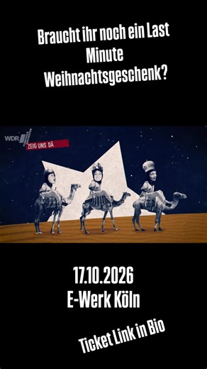 BeerBitches on Instagram: "✨ Wir wünschen euch jetzt schon einmal ein wunderschönes Weihnachtsfest ✨Wenn ihr noch ein Last Minute Weihnachtsgeschenk braucht…Wir BeerBitches spielen am 17.10.2026 im E-Werk. Den Link findet ihr in der Bio!"