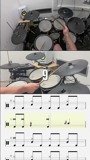 s3e15 #drums #drumnotation #drummer #drumcover #drumming #drumlessons