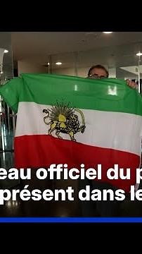 Iran is asking FIFA to ban this flag, which has become a symbol of opposition, from stadiums.