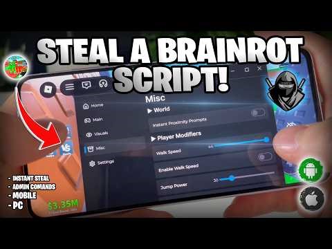 Steal A Brainrot Roblox Script - How To Get Steal a Brainrot Script No Key (iOS Android)