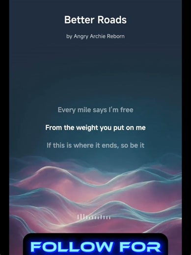 New Song! Angry Archie - Better Roads. This is another one of them songs that I loved the sound for but, couldn't change to the way I wanted it done without the #aimusic being torn apart. The inspiration for this one comes from a pair of people who proved that they truly care about nothing in life but themselves, that will sever family ties over words, even when unthinkable health challenges come up in the family. Not 1 call. care, or thought about a family member going thru health troubles away