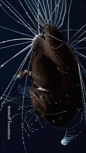 Anglerfish Merges Bodies to Reproduce #fypシ #viral #viralshort