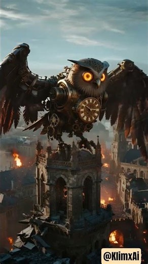 Clockwork Owl Robot •Emberwing Owl•