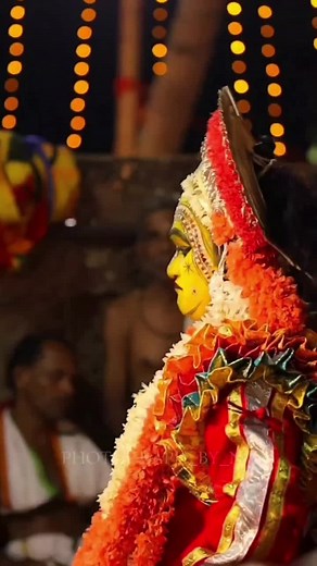 Traditional Tulu Dance Performance in Vibrant Attire