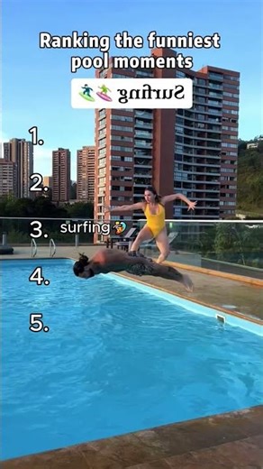 Try not laugh! Epic funny pool moments make you day😄