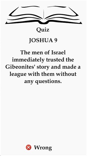 🤫 Ancient Deception: Joshua's Suspicions Unpacked! (Joshua 9)