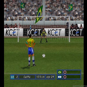 ISS Pro Evolution | PS1 | Brazil vs Argentina | Penalty Shootout #retrogaming #retrogames #retrogame | GameplayGaming