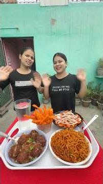 Spicy🥵noodle’s🍝, manchurian😋,fries🍟& creamy fries🤤Challenge| Vlogging challenge ‪@AnneJnneVlogs‬