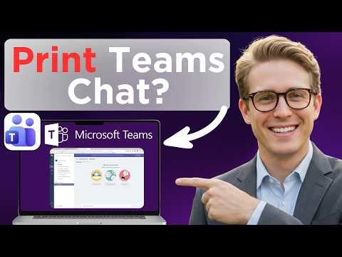 How To Print Microsoft Teams Chat (Full Guide 2026)