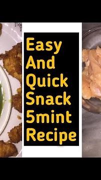 #short Quick And Easy Snack recipe | 1Recipe you can Make In 5 Minutes| Short Cooking Video With BGM