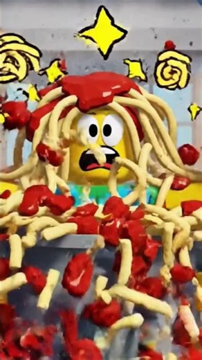 🍝 Epic Noob Cooking Fail! | Roblox Short