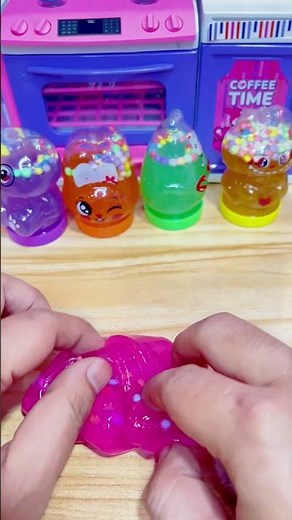 Pink Jelly Slime Scoop • Oddly Satisfying ASMR 🍧💖