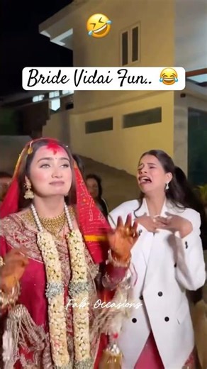 Family Fun Moments during Bride's Vidai | Family Moments | Bride Fun | Couple Goals | Hindu Wedding