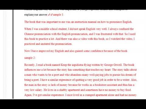 TOEFL IBT SPEAKING TEST QUESTIONS AND ANSWERS