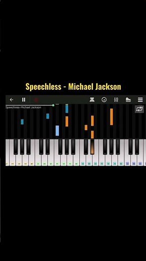 Speechless - Michael Jackson | Tutorial by Mobile Piano