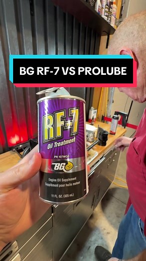 BG RF-7 Oil Treatment vs Prolube Oil Treatment! Let’s see which one reduces friction the best.. 🏁 Shop at PROLUBEOIL.COM #prolube #prolubeoiltreatment #prolubeoil #prolubeproducts #oiladditive #bg #bgmoa #mechanic
