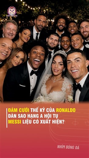 RONALDO’S WEDDING OF THE CENTURY: A-LIST STARS CONVERGE, WILL MESSI MAKE AN APPEARANCE?