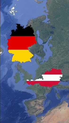 Let’s compare Germany and Austria 🇩🇪🇦🇹 #geography