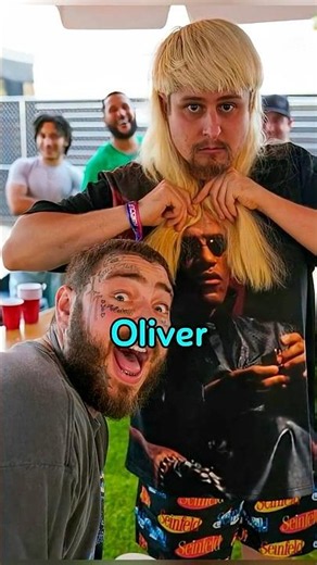 Post malone broke down on stage to give a tribute to Oliver tree #youtubeshorts
