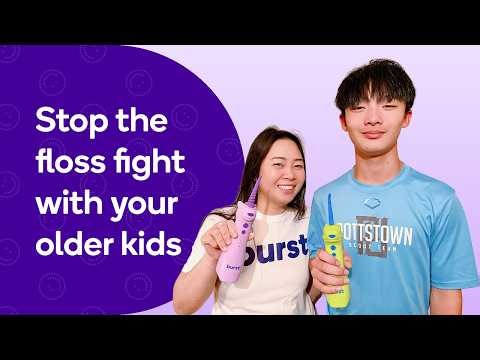 Getting your preteens to clean in between their teeth (age 9-12 ish)