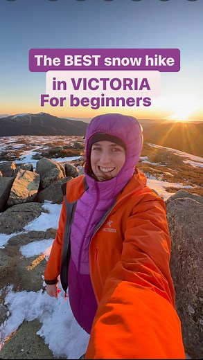 Bec Cliffe | Hiking Melbourne on Instagram: "The best snow hike in Victoria for Beginners? 📍Mount Stirling 🏔️ 🚗 3hrs from Melbourne 💸 $64 a day for a car pass during winter Mt Stirling hiking trails are mostly sheltered, it’s within the ski resort so the trails are well maintained in the snow, and there’s snow patrol to keep you safe! 🥾Starting at Telephone Box Junction the trail is 5km one way to the Summit. ⛺️You can opt to do this as an overnight hike, with a number of different huts to 