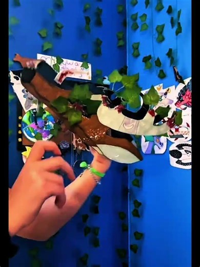 Ate my heart||#artsy #fypviralシ #sweatypencil #puppetry #paperdragonpuppet #puppetmaking #paperart