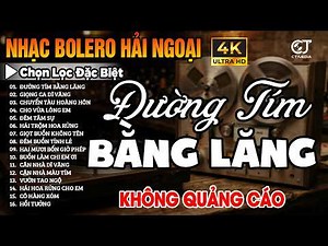 LK Bolero Ca Nhạc Trữ Tình KHÔNG QUẢNG CÁO, Nhạc Vàng Xưa Hải Ngoại Cực Hay - LK Đường Tím Bằng Lăng
