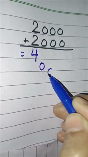 2000+2000 Ka Easy Answer😂🤪Double Number Trick Don’t Miss the Video#followers#lifeisbutadream #funny