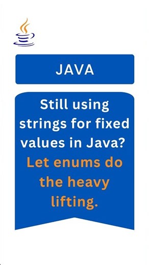 Java Enums Explained Simply ☕ | Enum in Java #java #shorts