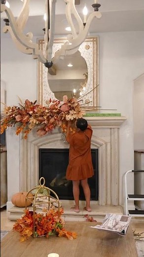 Fall in LOVE with This EASY DIY Fall Decor Mantel Idea for 2024😄