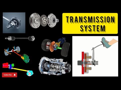 transmission system in automobile and Main Components