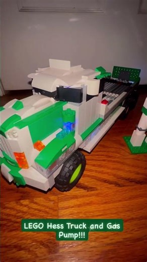 LEGO Hess truck and gas pump!!!!