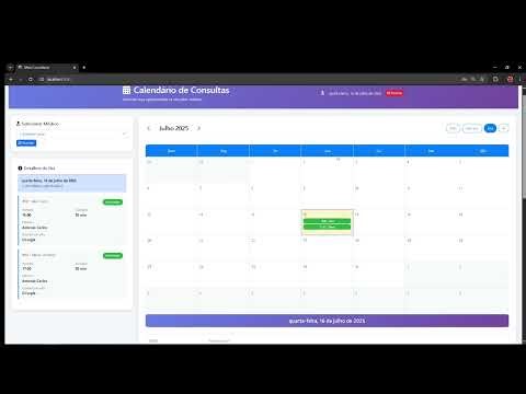 Agendamento Médico - Calendário - Delphi - Intraweb