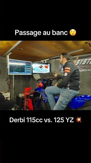 Derbi 115cc Dyno Run vs YAMAHA 125 YZ 💥