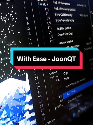 With ease | Code in bio #joon #song #lyrics #fyp #coding